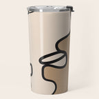 Interwoven Faces 6 Travel Mug Gallery Image 2