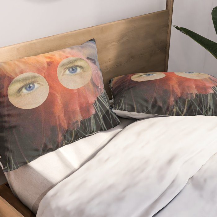 A (very) Jelly Fish Pillow Sham Gallery Image 2
