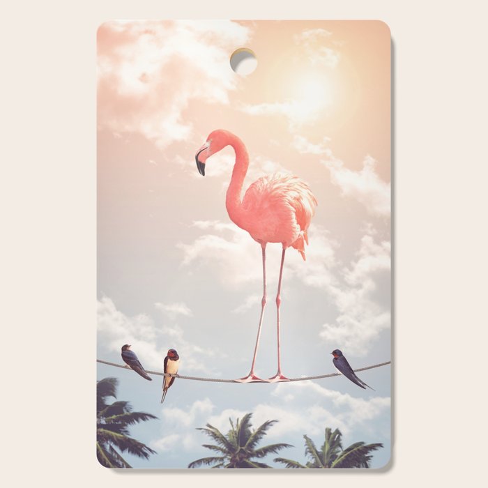 FLAMINGO & FRIENDS Cutting Board Gallery Image 1