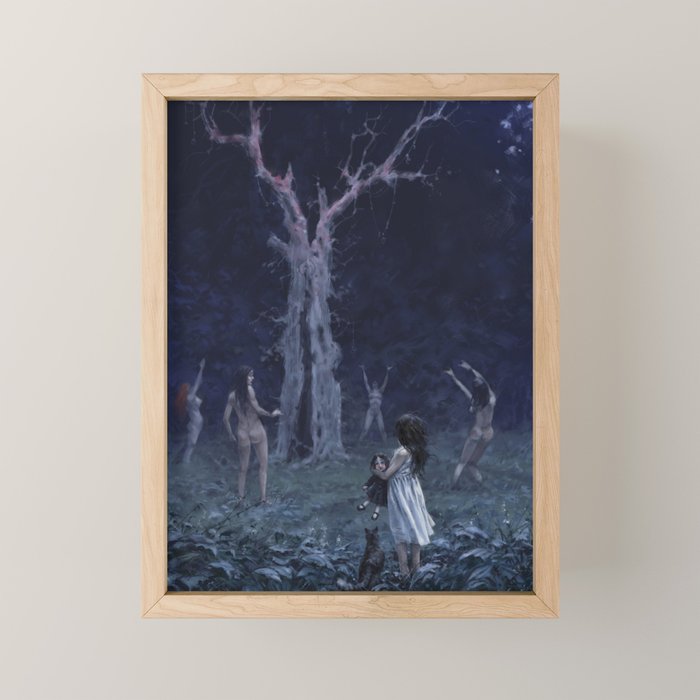 What are you doing, Mommy? Mini Art Print Gallery Image 1