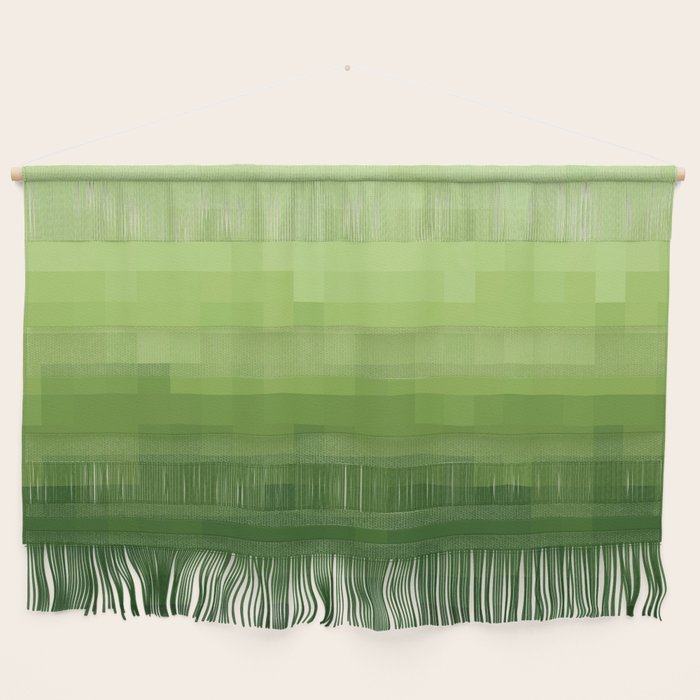 Gradient Pixel Green Wall Hanging Gallery Image 1