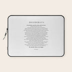 Desiderata by Max Ehrmann Laptop Sleeve Gallery Image 1