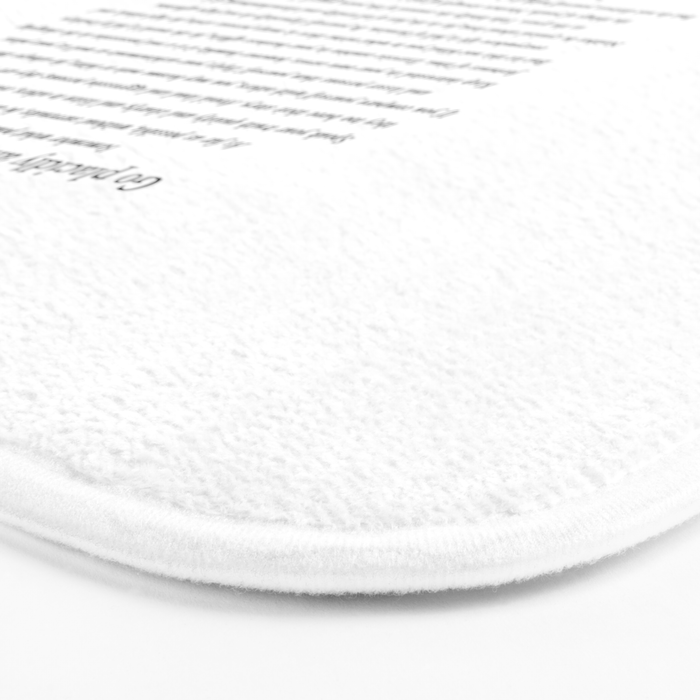 Desiderata by Max Ehrmann Bath Mat Gallery Image 3