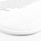 Desiderata by Max Ehrmann Bath Mat Gallery Image 3
