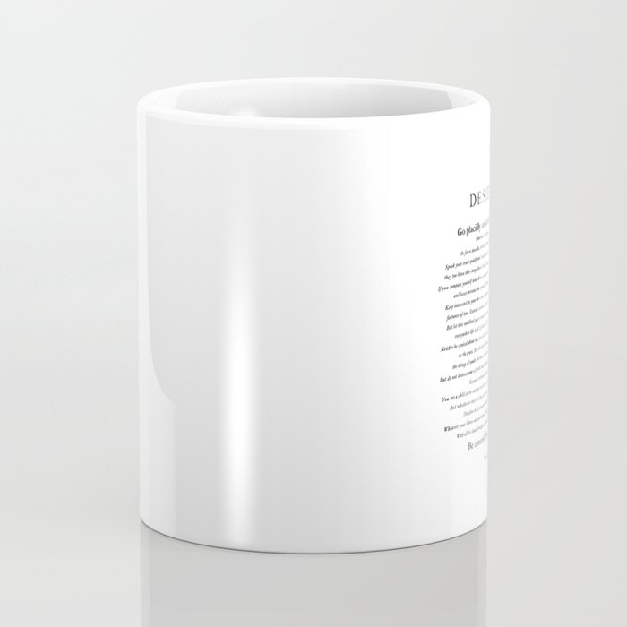 Desiderata by Max Ehrmann Coffee Mug Gallery Image 4