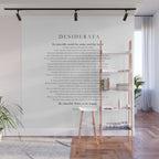 Desiderata by Max Ehrmann Wall Mural Gallery Image 1