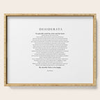 Desiderata by Max Ehrmann Serving Tray Gallery Image 1