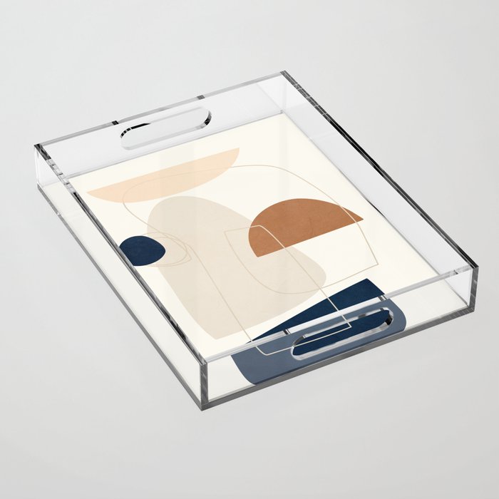 Spiraling Geometry 4 Acrylic Tray Gallery Image 1