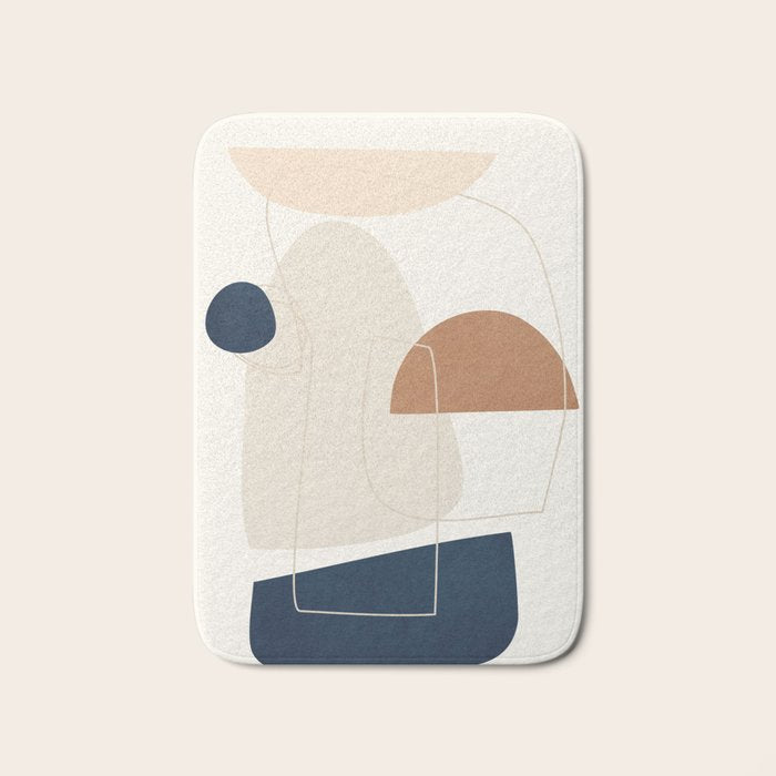 Spiraling Geometry 4 Bath Mat Gallery Image 1