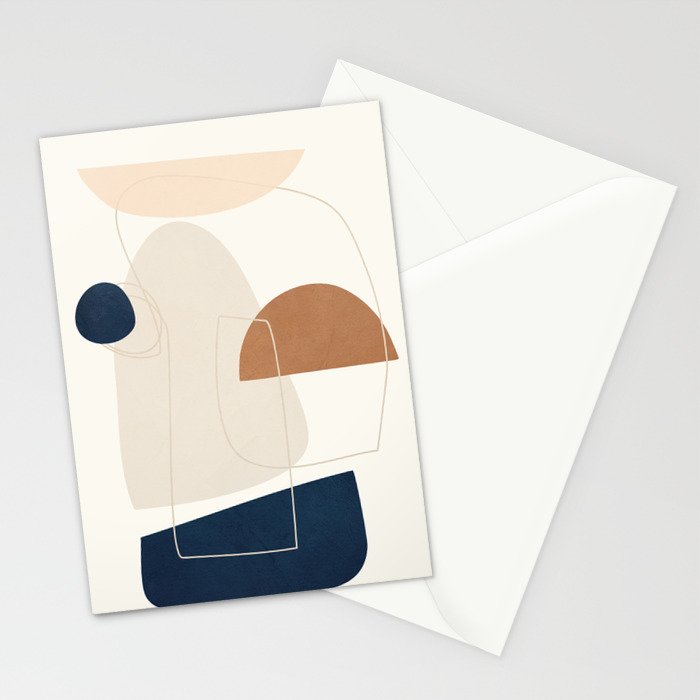 Spiraling Geometry 4 Stationery Card Gallery Image 2