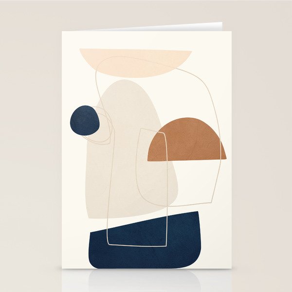 Spiraling Geometry 4 Stationery Card Gallery Image 1
