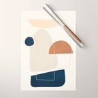 Spiraling Geometry 4 Wrapping Paper Gallery Image 1