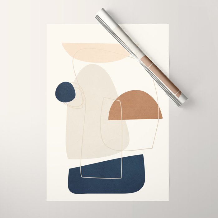 Spiraling Geometry 4 Wrapping Paper Gallery Image 1