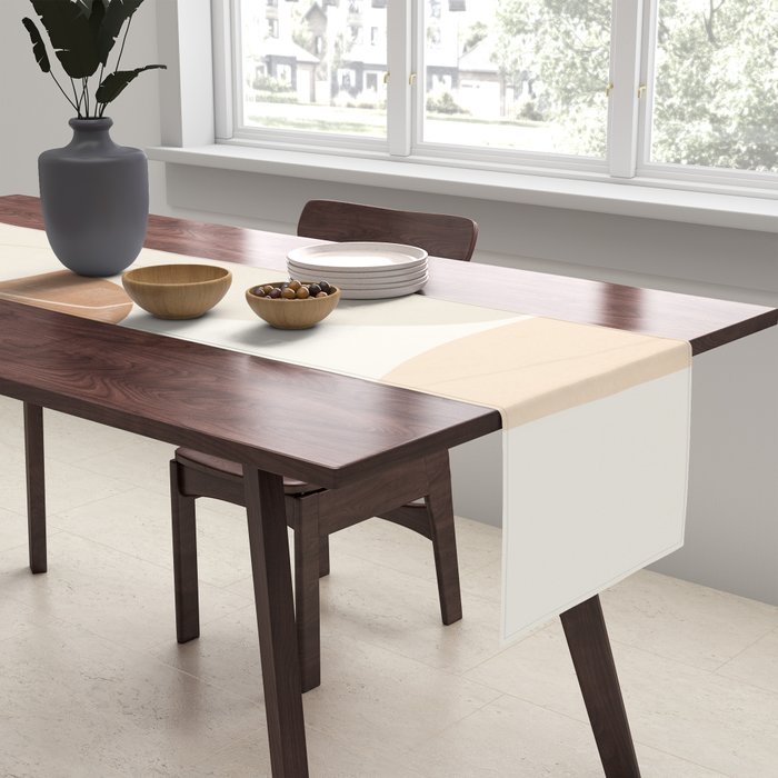Spiraling Geometry 4 Table Runner Gallery Image 2