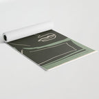 Minimal Abstract Art Face 2 Yoga Mat Gallery Image 2