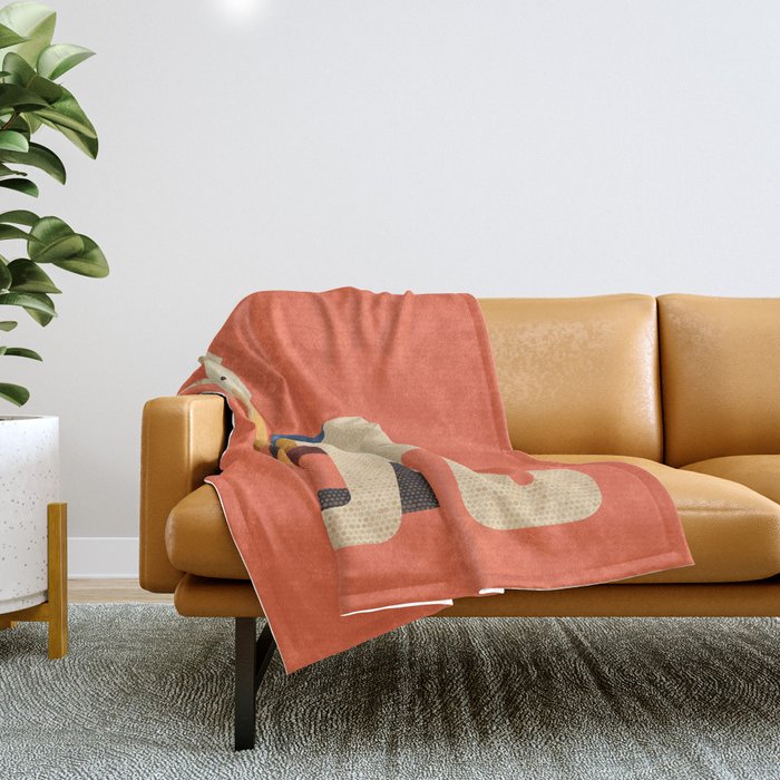 Kangaroo Throw Blanket Gallery Image 1