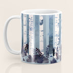 The Birches (in Blue) Coffee Mug Gallery Image 3