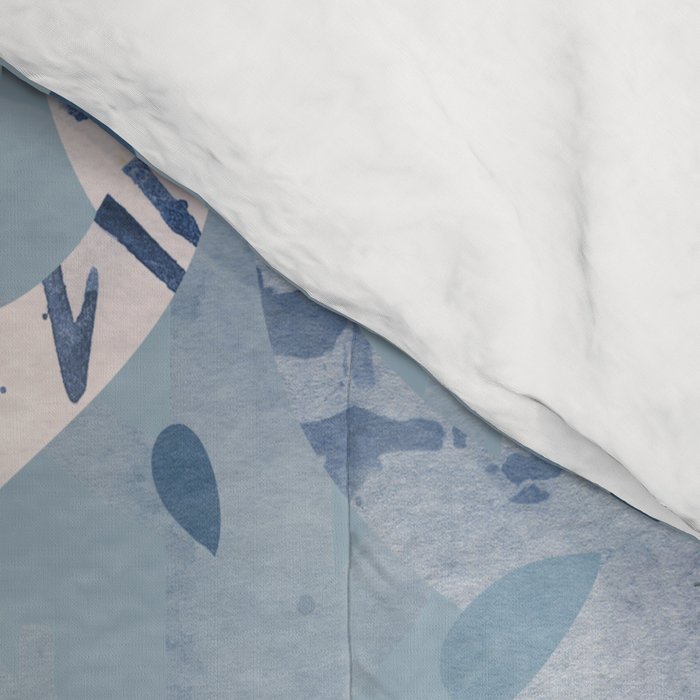 The Birches (in Blue) Comforter Gallery Image 4