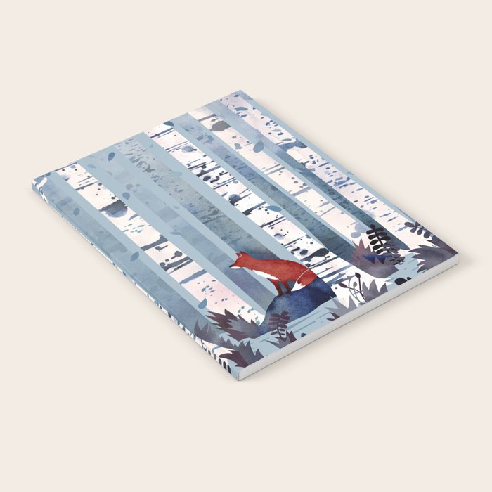The Birches (in Blue) Notebook Gallery Image 2
