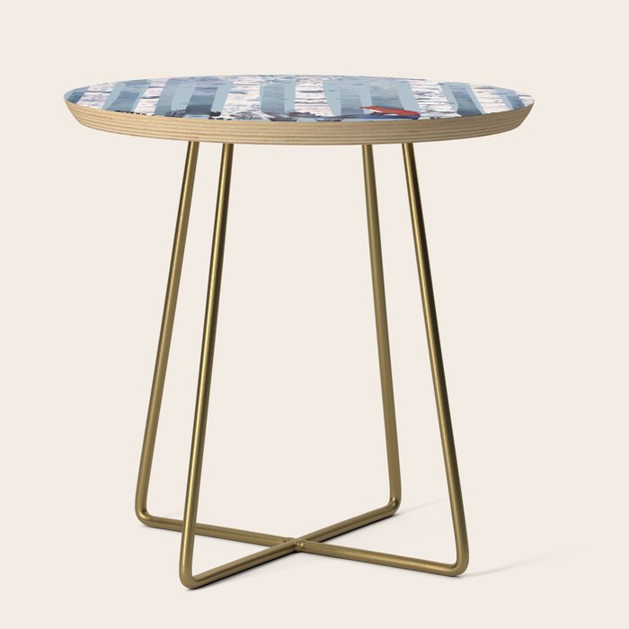 The Birches (in Blue) Side Table Gallery Image 1
