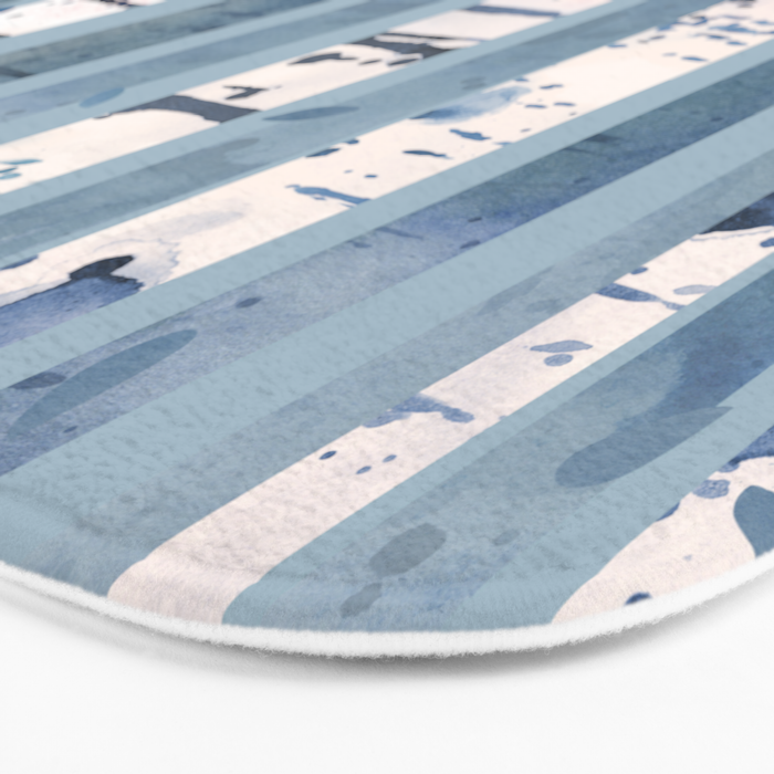 The Birches (in Blue) Bath Mat Gallery Image 3