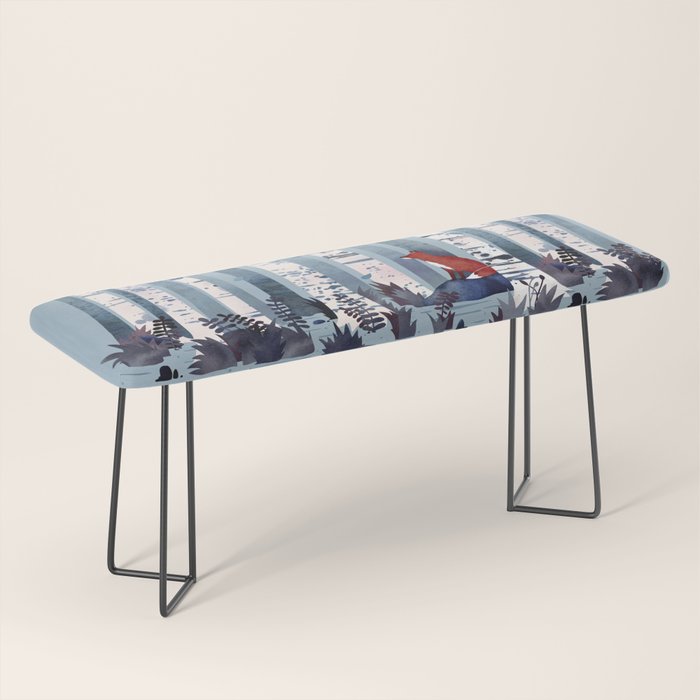 The Birches (in Blue) Bench Gallery Image 1