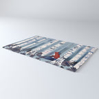 The Birches (in Blue) Rug Gallery Image 3