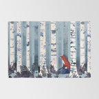 The Birches (in Blue) Rug Gallery Image 2
