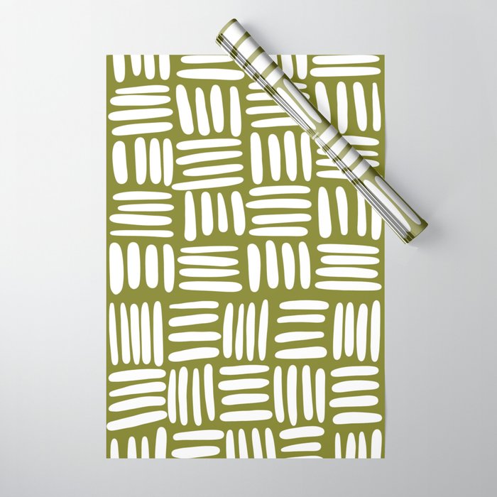 Boho (matcha green) Wrapping Paper Gallery Image 1