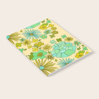 retro wall paper daydreams // art by surfy birdy Notebook Gallery Image 2