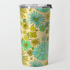 retro wall paper daydreams // art by surfy birdy Travel Mug Gallery Image 2