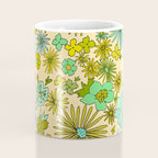 retro wall paper daydreams // art by surfy birdy Coffee Mug Gallery Image 4