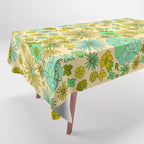 retro wall paper daydreams // art by surfy birdy Tablecloth Gallery Image 1