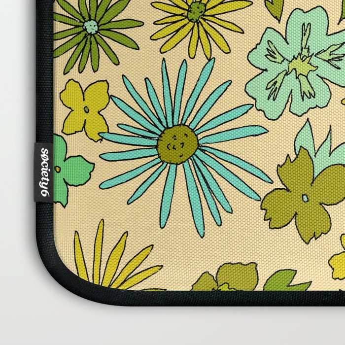retro wall paper daydreams // art by surfy birdy Laptop Sleeve Gallery Image 3