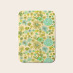 retro wall paper daydreams // art by surfy birdy Bath Mat Gallery Image 1