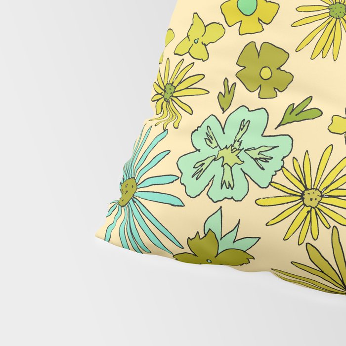 retro wall paper daydreams // art by surfy birdy Pillow Sham Gallery Image 4