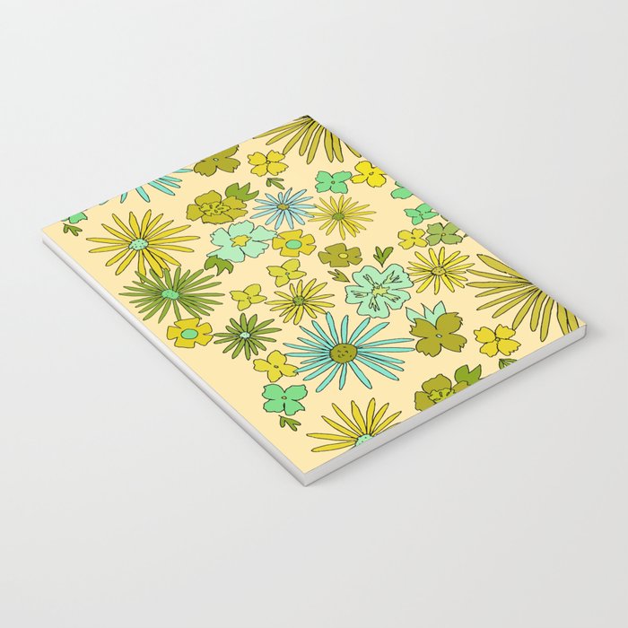 retro wall paper daydreams // art by surfy birdy Notebook Gallery Image 3