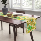 retro wall paper daydreams // art by surfy birdy Table Runner Gallery Image 2
