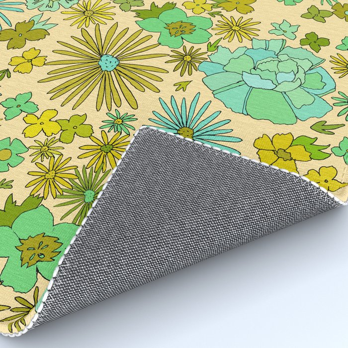retro wall paper daydreams // art by surfy birdy Rug Gallery Image 4