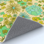 retro wall paper daydreams // art by surfy birdy Rug Gallery Image 4