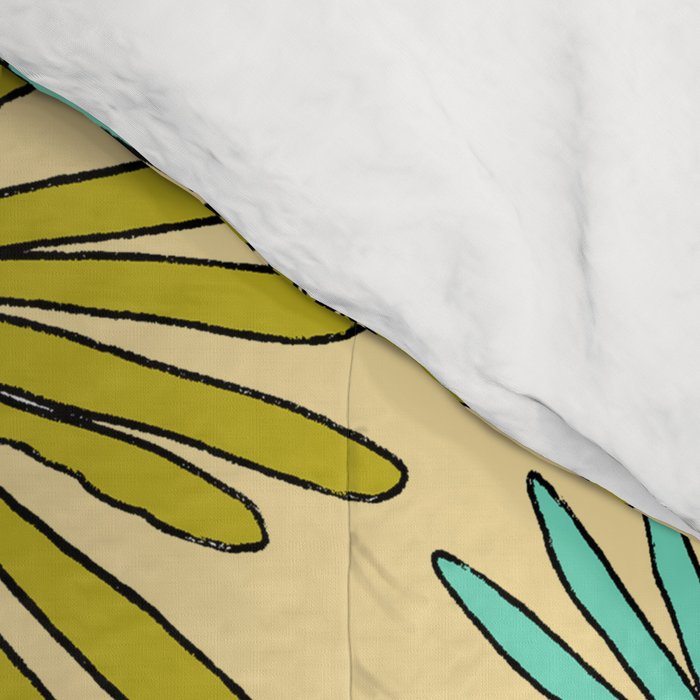 retro wall paper daydreams // art by surfy birdy Comforter Gallery Image 4