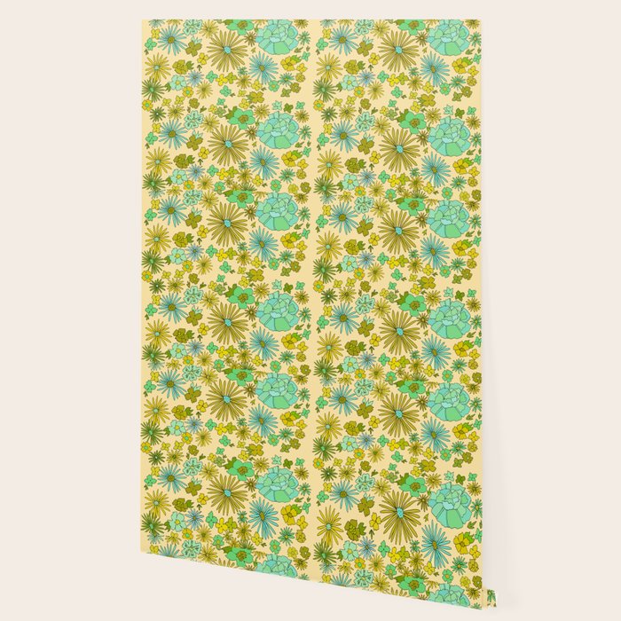 retro wall paper daydreams // art by surfy birdy Wallpaper Gallery Image 2