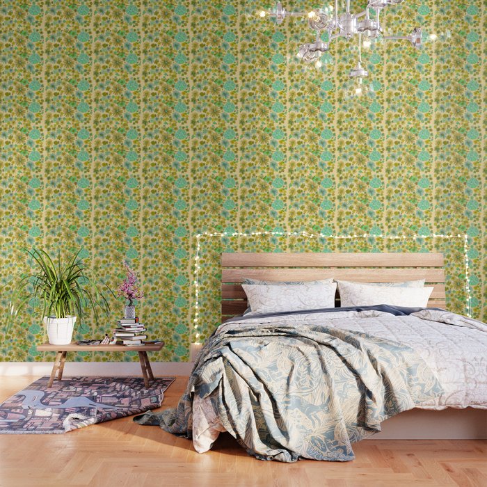 retro wall paper daydreams // art by surfy birdy Wallpaper Gallery Image 3