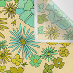 retro wall paper daydreams // art by surfy birdy Wall Tapestry Gallery Image 3