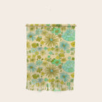 retro wall paper daydreams // art by surfy birdy Wall Hanging Gallery Image 1