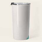 Cat drinking coffee Travel Mug Gallery Image 3