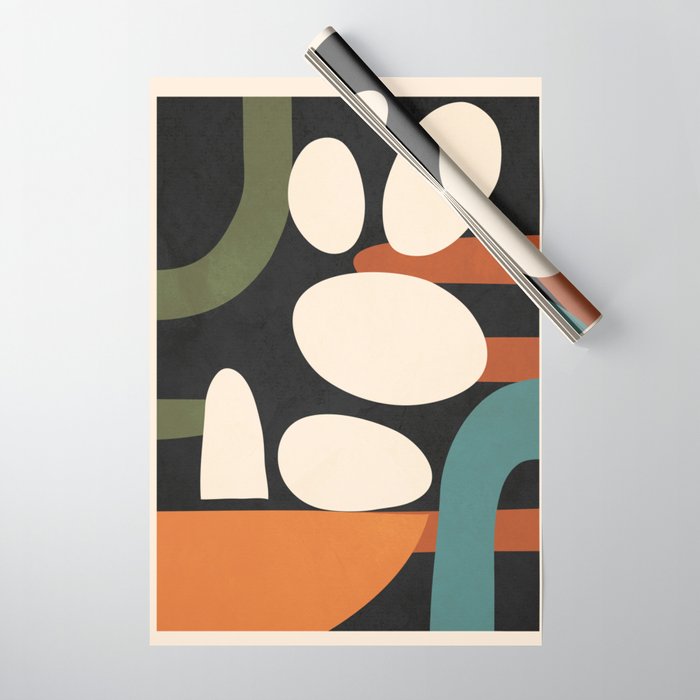 Abstract shapes in the skies 1 Wrapping Paper Gallery Image 1