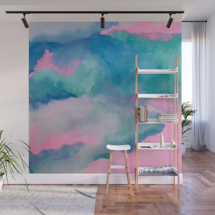 Florida Watercolor Wall Mural Gallery Image 1