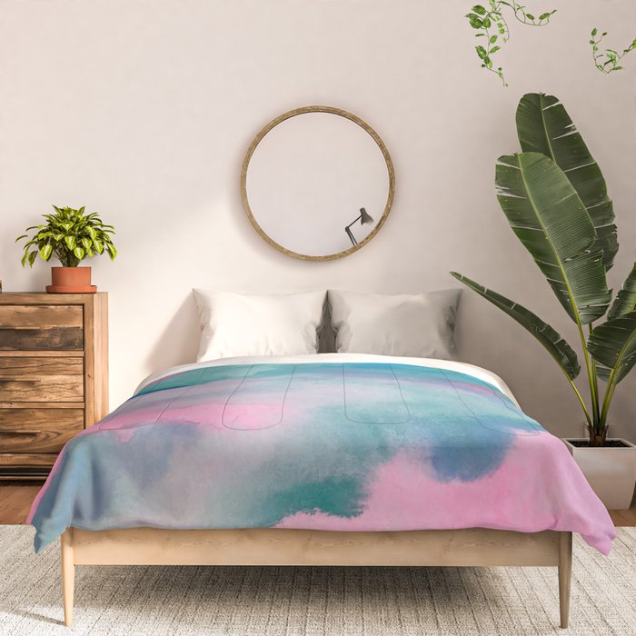 Florida Watercolor Comforter Gallery Image 3