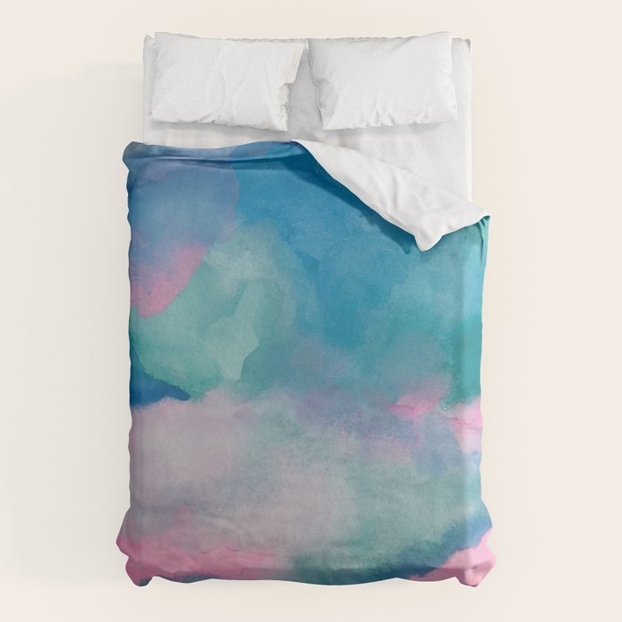 Florida Watercolor Duvet Cover Gallery Image 6